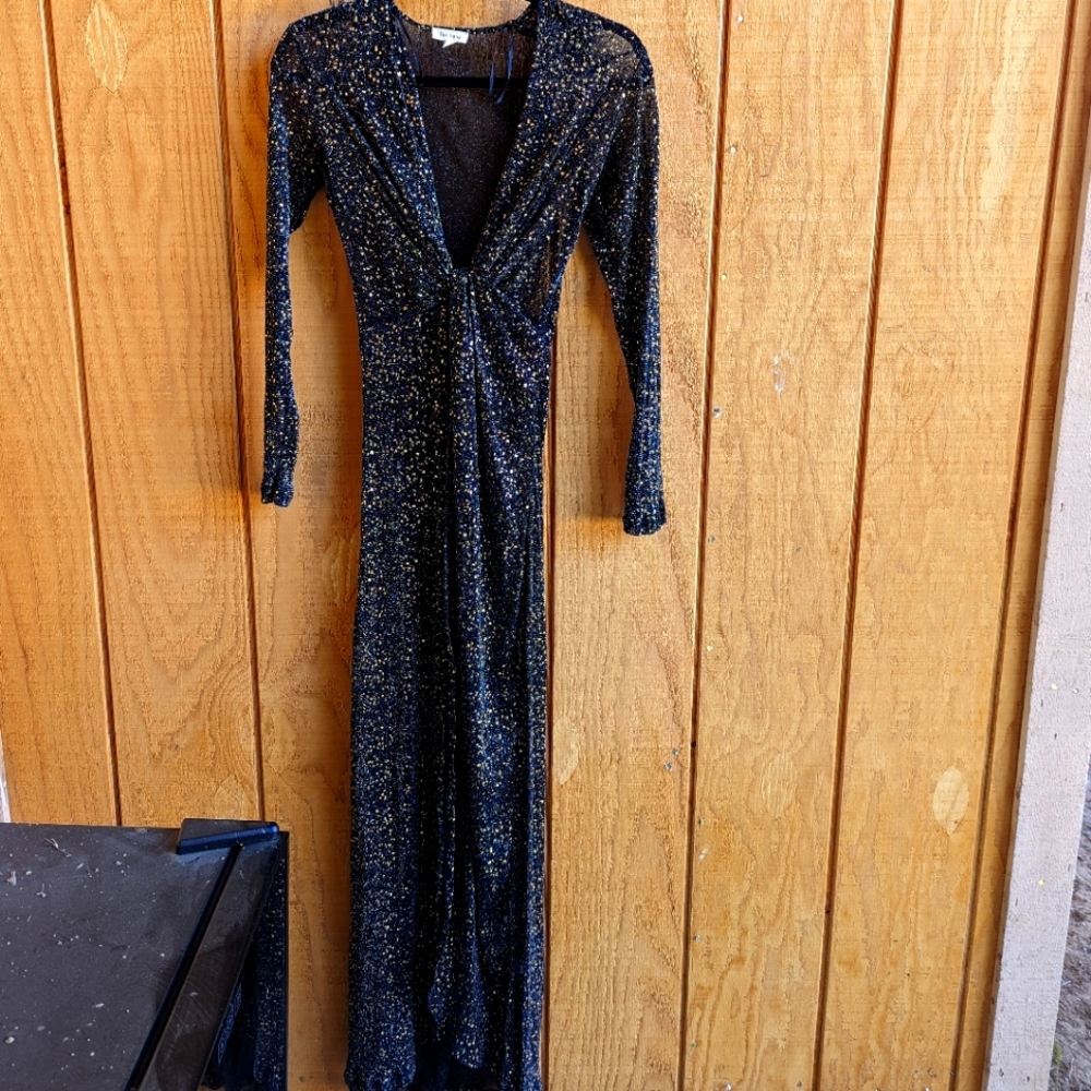 The Sang Sheer Sparkle Festival Tie Cover Dress